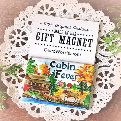Amazon Com New Approx 2 X 3 Gift Magnet 2 X3 Cabin Fever