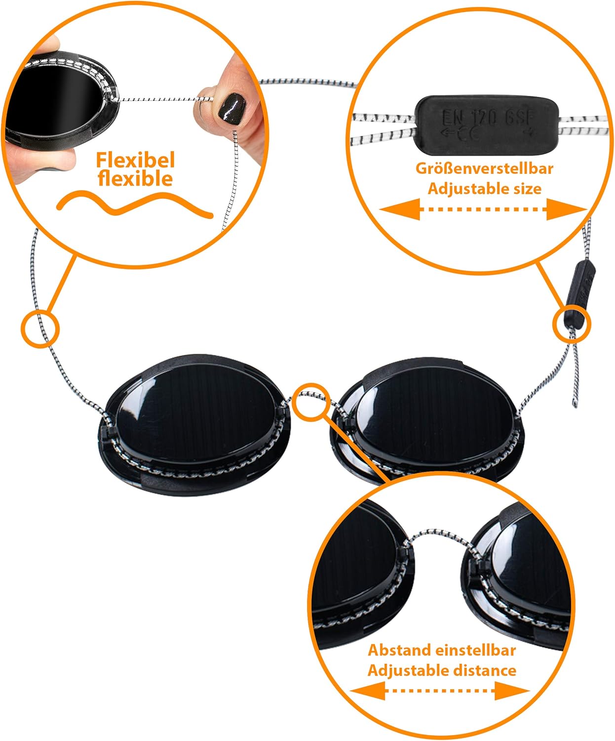 Premium UV Protection Goggles I Solarium Goggles for Reliable Eye