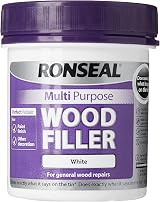 Ronseal 34739 Multi-Purpose Wood Filler White 250g Interior Exterior Flexible view 1