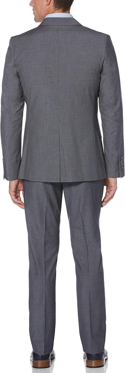 Perry Ellis Men's Slim Fit Subtle Plaid Suit Jacket at  Men’s Clothing store