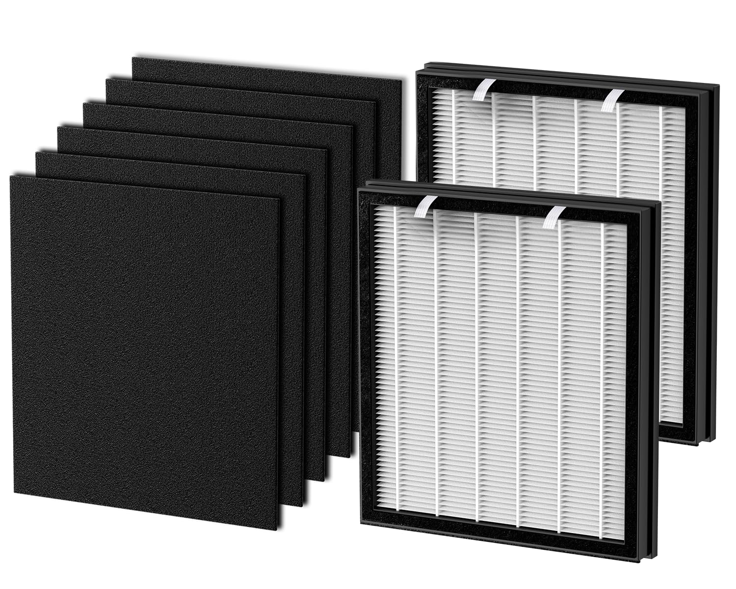 Photo 1 of 2 Pack T554 Air Purifier Replacement Filter and 4 Washable Pre-Filters for T554 Air Purifier, Original Version
