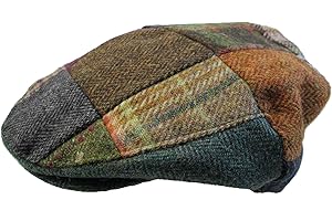 BIDDY MURPHY Irish Newsboy Flat Cap for Men Made in Ireland, 100% Irish Wool