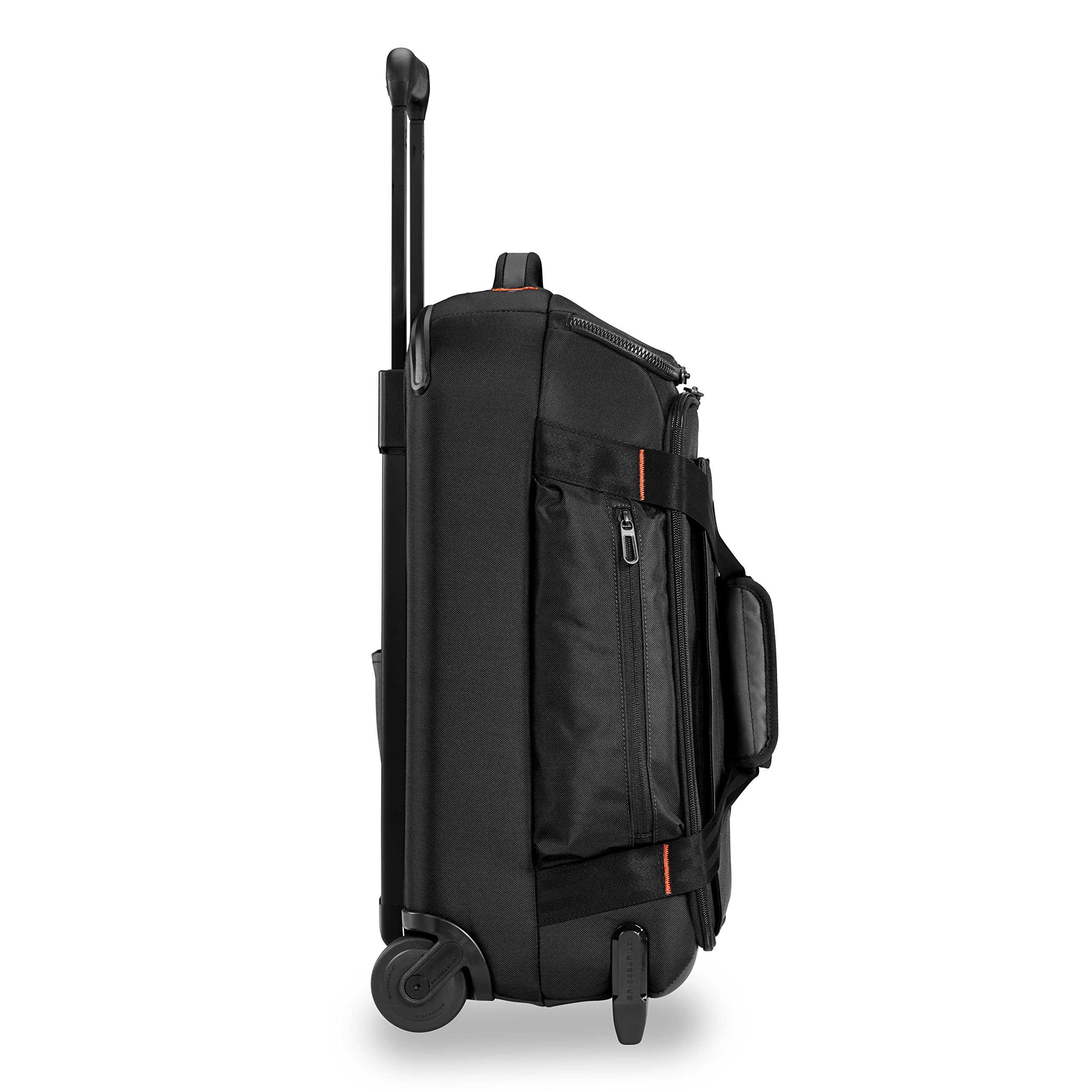 Briggs & Riley ZDX Upright Rolling Duffel Bag, Black, Carry-On 21-Inch