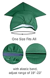 YIIOSS Unisex Matte Cap and Gown 2024 2025 with