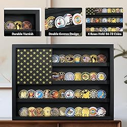 TJWZXX Challenge Coin Holder Display Case Wall