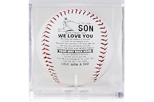 SYNGUCK Birthday Baseball Gifts for Youth Teenage Boys Christmas Graduation Baseball Gifts for Son from Dad Mom Parents Personalized Baseball Gifts