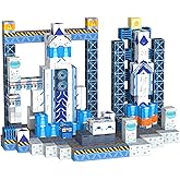 VNLINA Magnetic Blocks Magnet Toys for Kids - 154Pcs Magnetic Building Blocks Cubes, STEM Montessori Sensory Toys for Boys Girls Age 3 4 5 6 7 8 9 10 Birthday Gifts