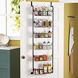 1Easylife 6-Tier Over the Door Pantry Organizer, Heavy-Duty Metal with 6 Baskets, Hanging Storage and Organization for Kitche