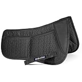 Southwestern Equine OrthoRide English Half Pad English Saddle Pad Quilted Correction Pad Adjustable 12 Memory Foam Inserts English can be Used w Western, Dressage