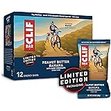 CLIF BAR - Energy Bars - Peanut Butter Banana with Dark Chocolate - (2.4 Ounce Protein Bars, 12 Pack) Packaging May Vary