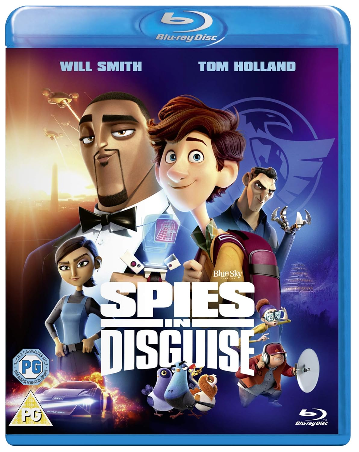 Amazon.com: Spies in Disguise Blu-ray [2019] [Region Free]: Will Smith
