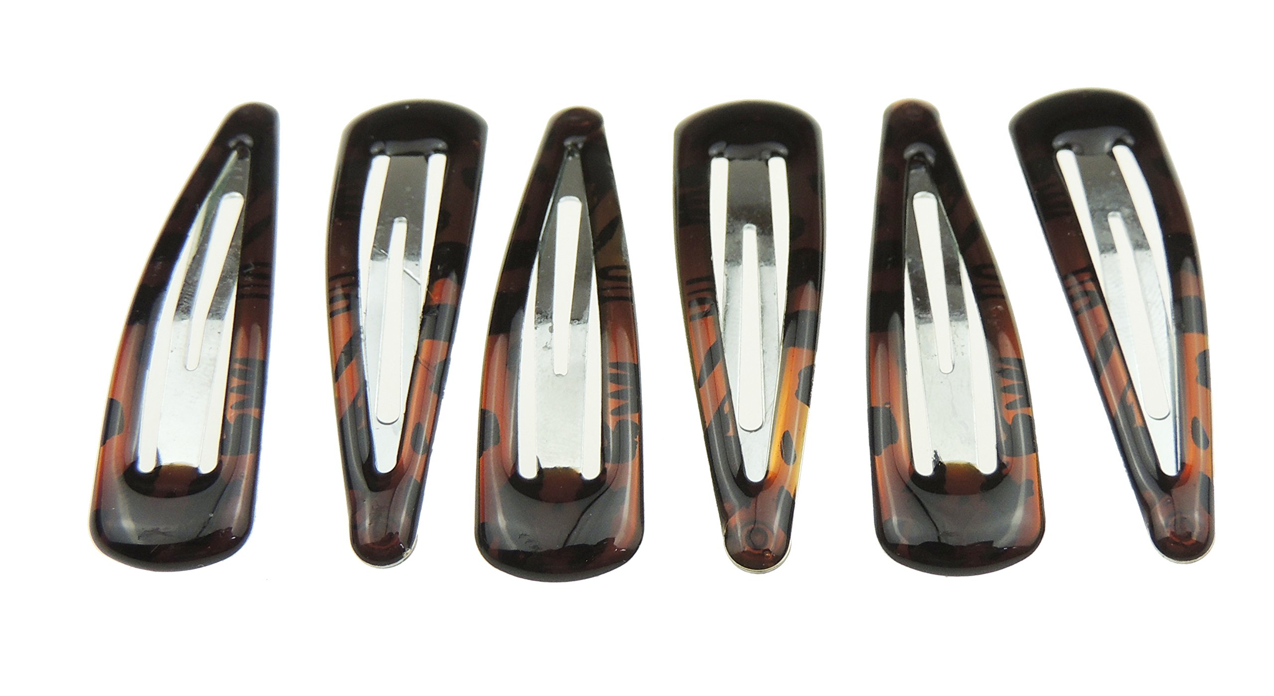 Girls Ladies Set of 6 5cm Snap Bendies Sleepies Tort Brown