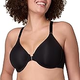 Playtex Womens Racerback Underwire Bra, Plus-Size Bras Available, Full Coverage, Moisture-Wicking, 4808