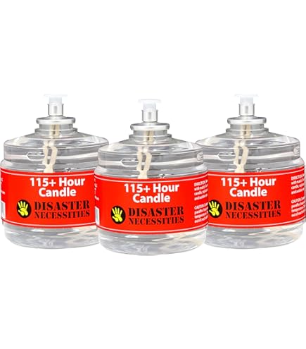 Lot De 20 Bougies D'urgence Longue Combustion – 9 Heures – Blanches – Survie