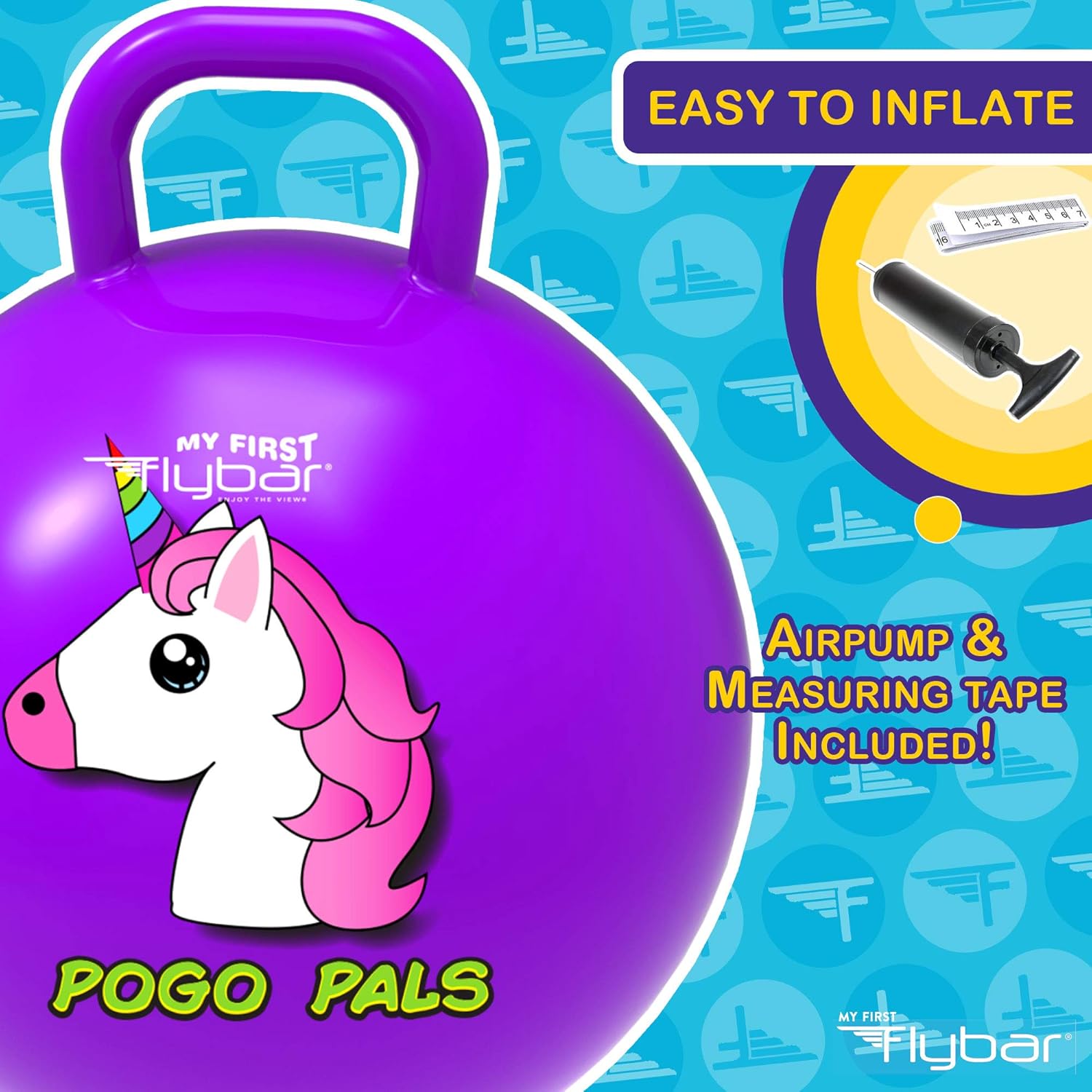 my first flybar pogo pals unicorn hopper