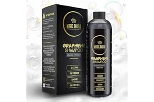 Magic Shield Graphene Shampoo – pH Neutral Car Wash | Advanced Hydrophobic & SiO2 Protection | Deep Cleans & Enhances Shine | Safe for Ceramic Coatings & All Paint Types – 16oz