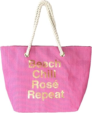 rose all day beach bag