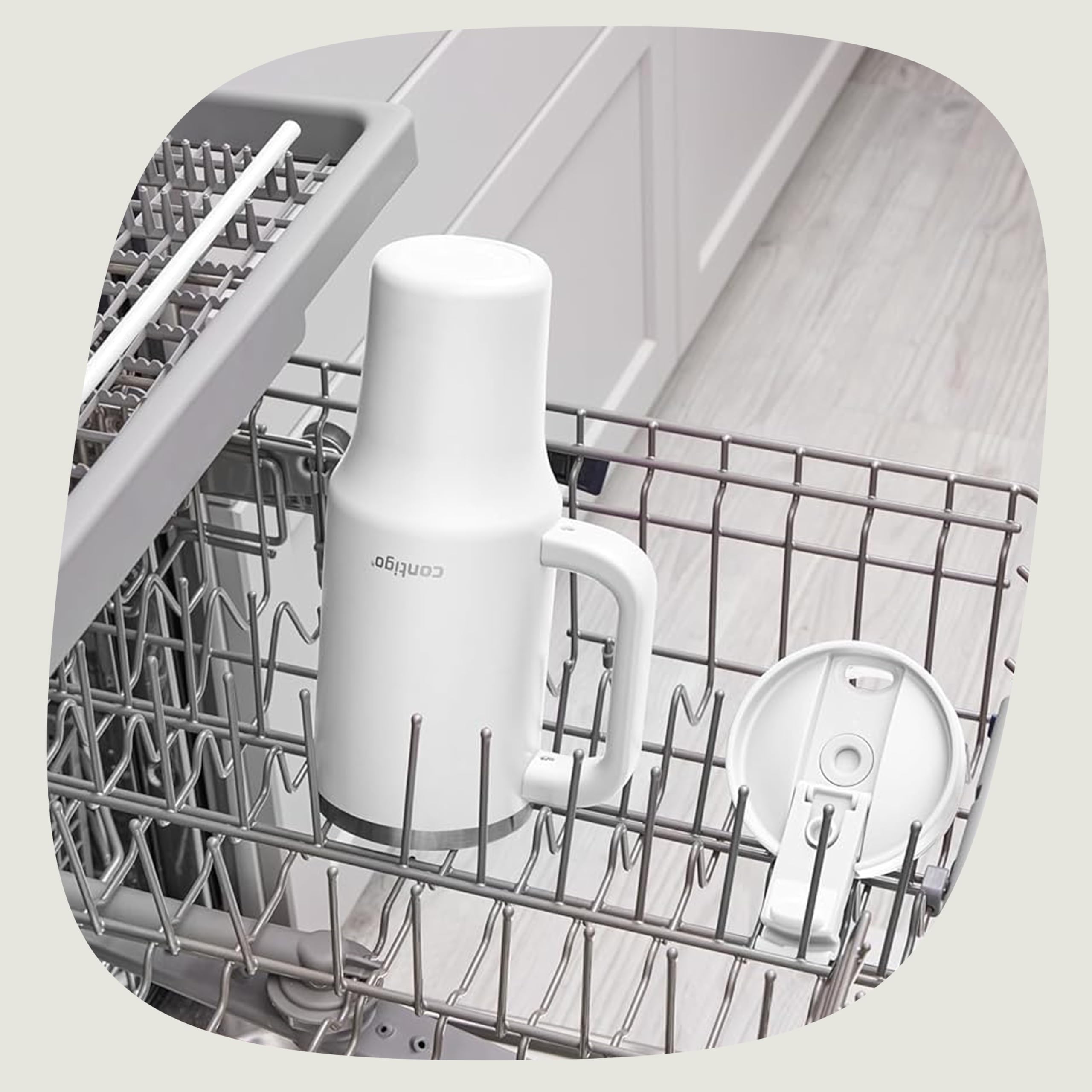 Contigo Thermosflasche 1200 ml mit Henkel und Strohhalm | Isolierte Thermo-Trinkflasche aus Edelstahl mit Deckel | Kühlt 29 Stunden | Reisebecher | Thermobecher | BPA-frei 6