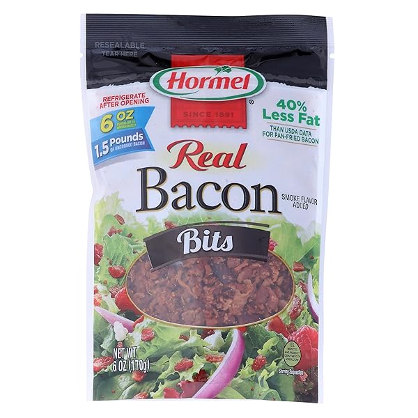 HORMEL REAL BACON BITS, 6 OZ POUCH