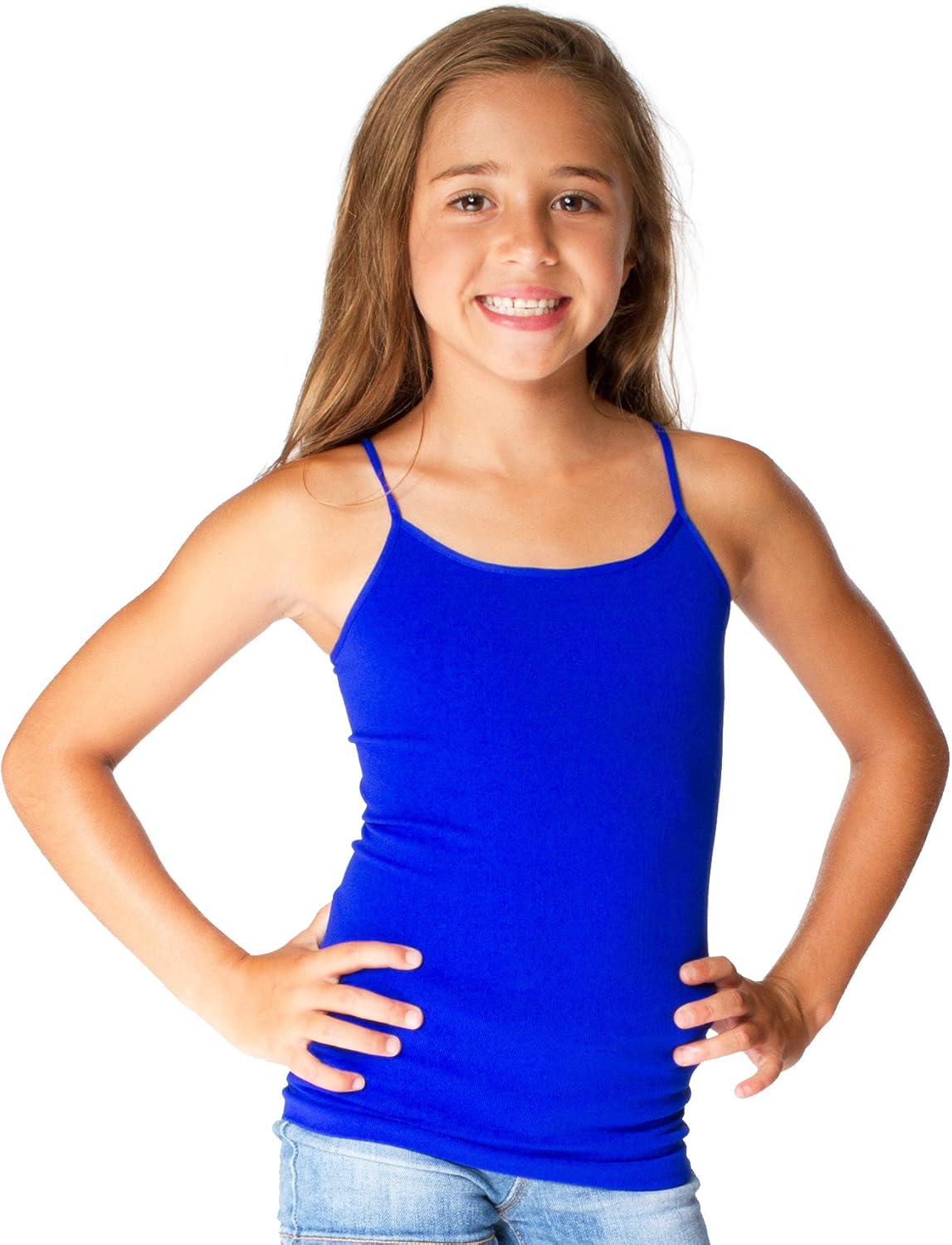 Malibu Sugar Little Girls Camisole Cami Tank Tops for