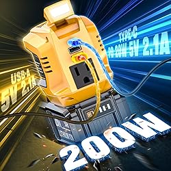 200W Power Inverter for Dewalt 20V Max
