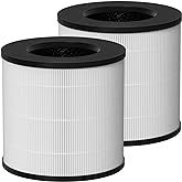 Curebilee Model 14 HEPA Replacement Filter, Compatible with MA Series 14/14W/14B Air Cleaner Purifier MA#14, MA#14W, and MA#14B, 3-in-1 True HEPA and Activated Carbon Filter, 2 Pack