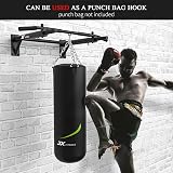 JX FITNESS Wall Mounted Pull Up Bar Folding Upper Body Gym Bracket view 6