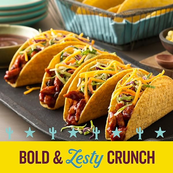 OLD EL PASO STAND ‘N STUFF TACO SHELLS, ZESTY RANCH, GLUTEN FREE CRUNCHY CORN TACO SHELLS, 10 CT, 5.4 OZ