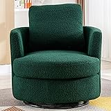 ODUWA Swivel Barrel Chair,31.9" W Modern Round