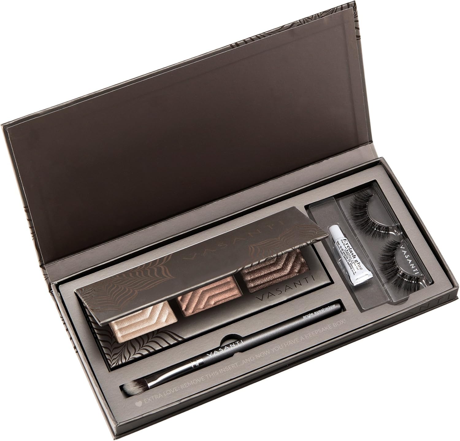 Vasanti Synchronicity Eyeshadow Trio Kit (Destiny), Super Soft Long Lasting Metallic Shimmer Glitter Eyeshadow Palette Kit - Image 4