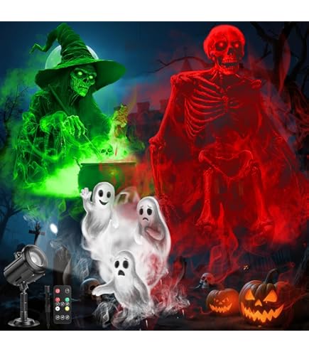 Amazon.com: AUSUKY Halloween Holographic Projection Window