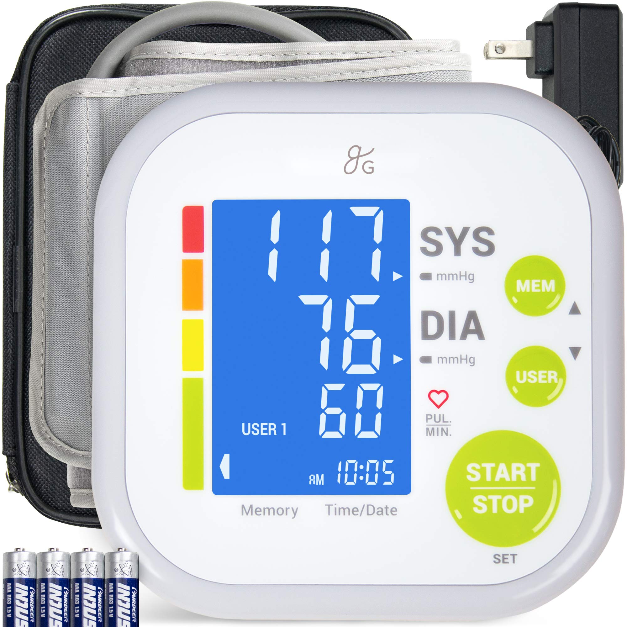 Greater Goods Blood Pressure Monitor Cuff Kit by Balance, Digital BP