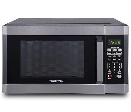 Farberware - Horno microondas de pie cúbico negro: Amazon.es ...