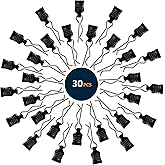 GDOOL 30 Pieces 1mm Universal RC Body Clips with Pull Tabs Car Clips RTR Clip Pins H165