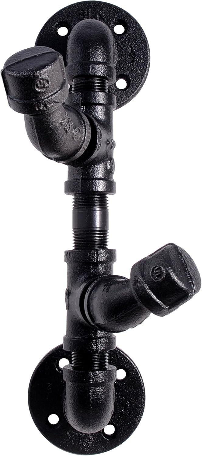 wirecutter coat rack on Hooks Hangers Vertical Industrial Pipe Coat Rack By Pipe Decorwall Mounted Heavy Duty Ru Home Garden