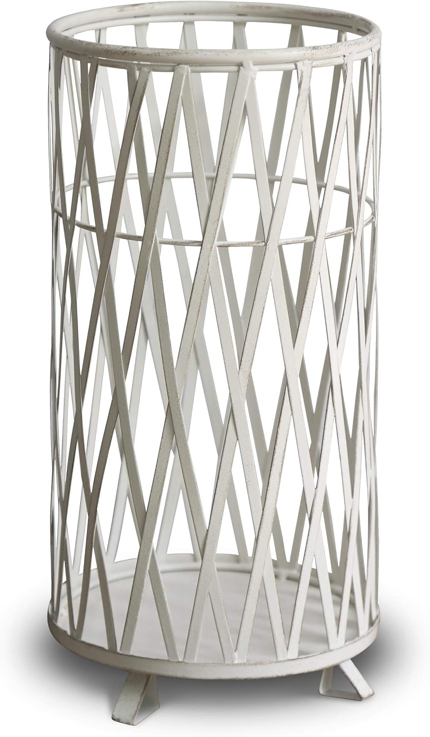 indoor umbrella holders on 17 Rustic Metal Umbrella Stand Rustic Handcrafted Umbrella Holder For Home Indoor Outdoor Rustproof White Umbrella Rack And Cane Stand Handwoven Iron Umbrella Bucket White 17 Amazon In Home