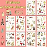 Leesgel Luminous Temporary Tattoos for Kids Christmas Stocking Fillers, 10 view 2
