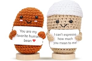 Pawzity Gifts for Friends Female - Friendship Gifts for Women, Bestie, BFF, Bestfriend - Going Away, Inspirational, Birthday Gift Ideas for Friendship - Funny Friends Crochet