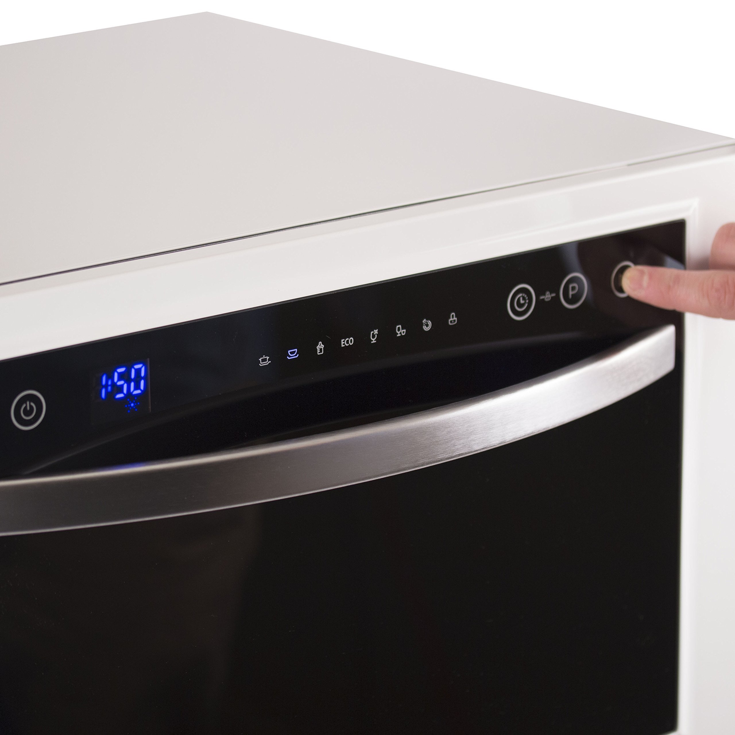 Black Decker Bcd6w Compact Countertop Dishwasher 6 Place Settings