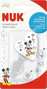 NUK Soother Band & Soother Clip Disney Mickey Mouse view 2