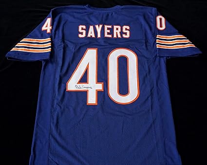 gale sayers autographed football
