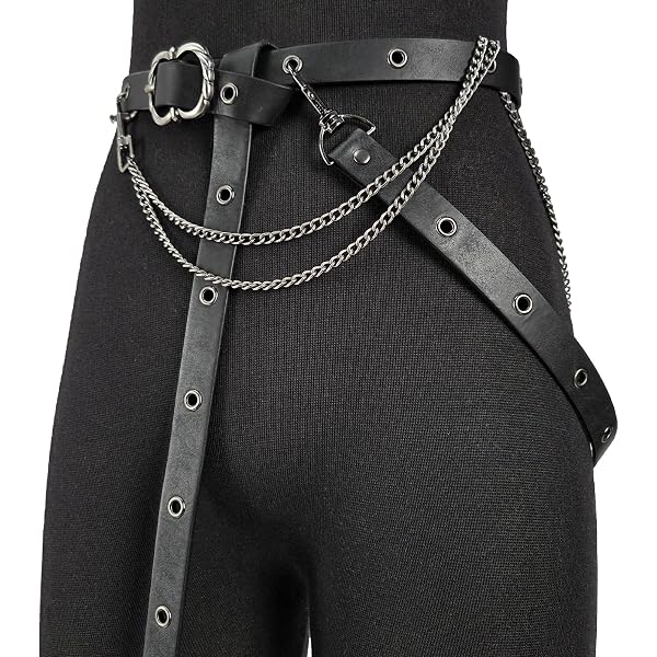 Waist Belt Fashion Harness Body Chest Belt With Chains - Lp-112-xxxl Women main image 3