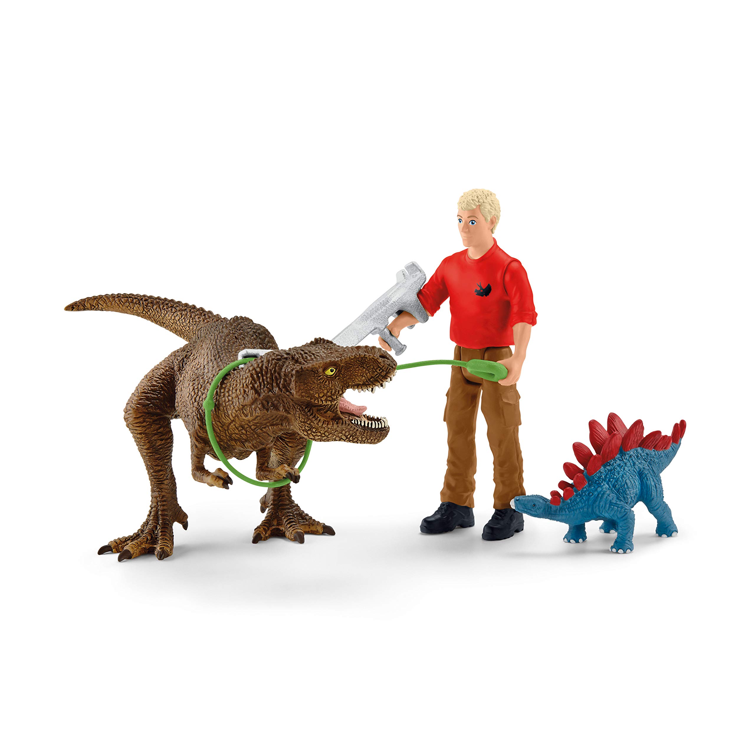 SCHLEICH 41465 Tyrannosaurus Rex attack Dinosaurs Multi