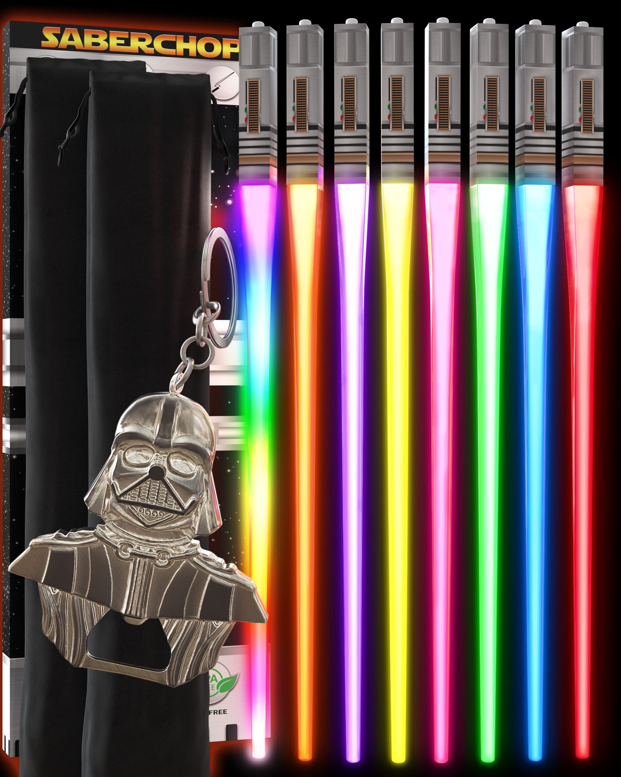 Mua Lightsaber Chopsticks Light Up Star Wars LED Reusable 8 Color Modes