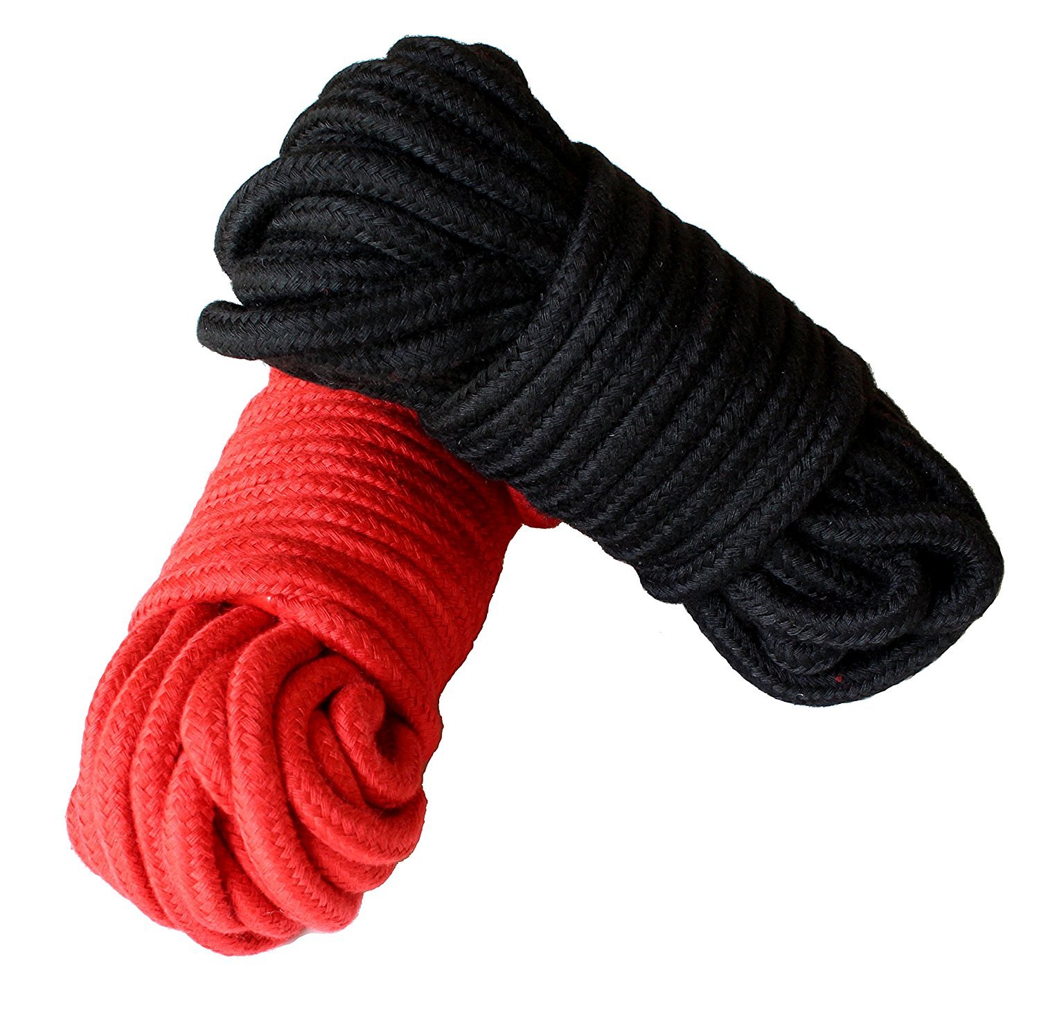 Moonight [Pack of 2/3/4] Long Soft Rope -32-Foot 10m,64-Foot 20m Soft Twisted Cotton Rope Utility Rope(2/3/4pcs, 10M/20M)(2pcs,20M)