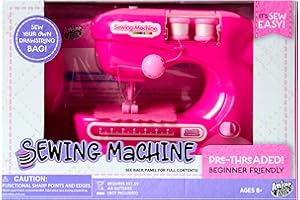 Anker Play 500659/DOM Starter Sewing Machine for Kids with Ruler and Needle, 6 Pieces, Pink