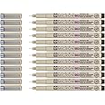 SAKURA Pigma Micron Fineliner Pens - Archival Sepia Ink Artist Pens for Drawing - 003 Point Size (Box of 12)