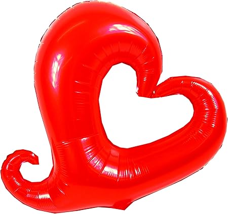 Amazon 誕生日 風船 オープンハートバルーン ハッピーバースデー パーティー用 パーディーバルーン アルミ風船 レッド 風船 バルーン おもちゃ
