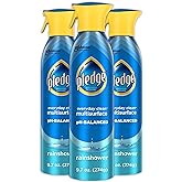 Pledge pH Balanced Multi Surface Cleaner Spray, Rainshower, 9.7oz, (3-Pack) | Removes Dust, Cleans, and Sanitizes Wood Furniture, Stainless Steel, Glass, Granite, and Sealed Surfaces, Resealable Pack