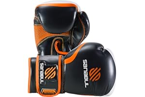 Sanabul Essential Gel Boxing Gloves for Men & Women, Kickboxing MMA, Muay Thai Gloves and Heavy Bag Training Punching & Sparring